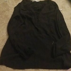 Long Sleeve Lattice Shirt